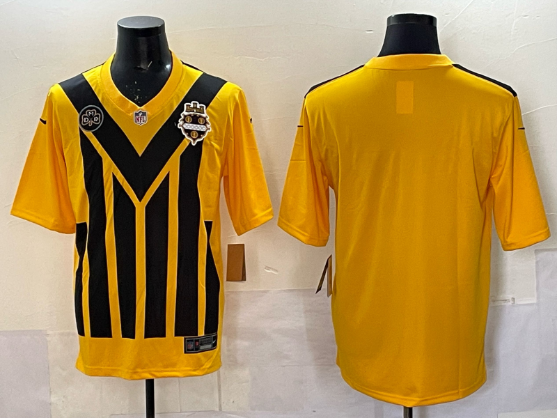 MenPittsburgh Steelers blank yellow Nike NFL  2025 Jersey 013->pittsburgh steelers->NFL Jersey